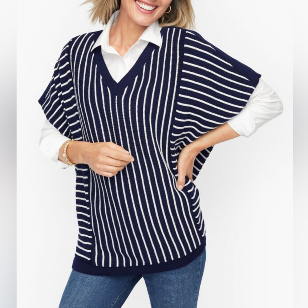 TALBOTS Gorgeous Stripe Sweater